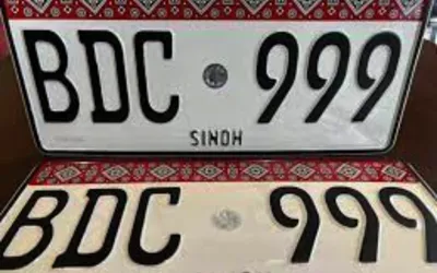 Sindh introduces system to provide number plates at doorstep