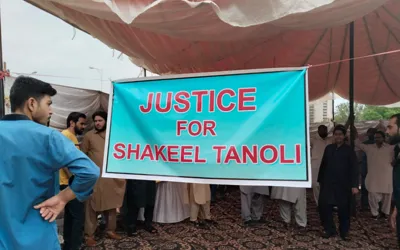 Family of road accident victim Shakil Tanoli demand justice