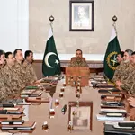 Corps Commanders discuss various aspects of Operation Azm-e-Istehkam