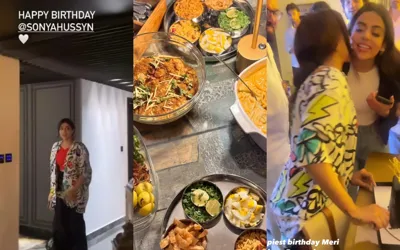 Sonya Hussyn's friends organize a surprise birthday party for her