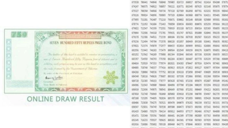 750 Prize Bond complete list – July 2024