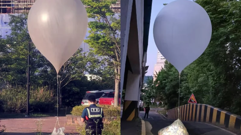 Seoul Military reports claims North Korean launches more trash Balloons