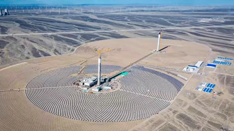 China builds world's first dual tower solar plant with 24% increased efficiency