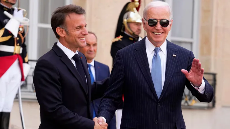 Macron applauds Biden's 'Courage' and 'Commitment to duty’