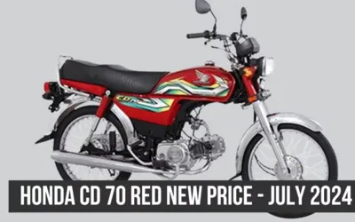 Honda CD 70 Red updated price in Pakistan – July 2024