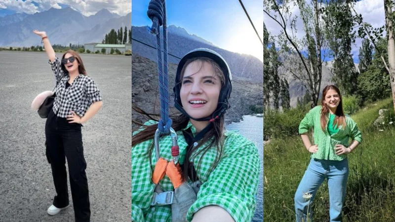 Dananeer Mobeen embraces the summer vacations in breathtaking Skardu