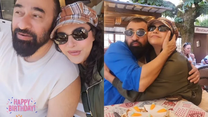 Nida Yasir celebrates her husband birthday on Europe mountains