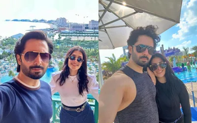Ayeza Khan and Danish Taimoor enjoying a vacation in Dubai