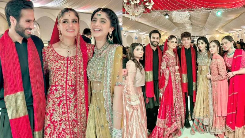 Mawra Hocane and Ameer Gilani spotted together at a friend's Baraat