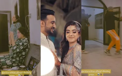 Arisha Razi started her wedding preparations