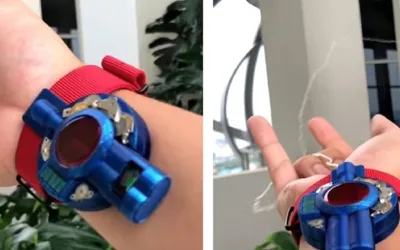 Ingenious Engineer Creates Real-life Spider-Man Web Shooters