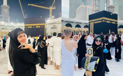 Sasha aka Anoosheh Rania embarks on Umrah journey