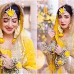 Check Out Aymen Saleem’s Beautiful Mayun Pictures