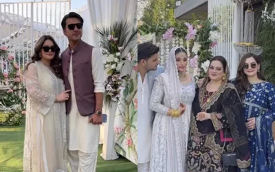 Maaz Khan’s Nikah videos with Aiman and Minal Khan