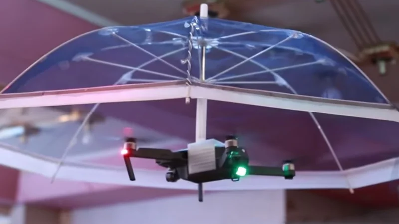 Revolutionary Tech Keeps You Dry: Meet the Umbrella Drone