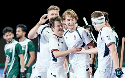 Great Britain dominates Pakistan in 6-1 hockey win in Olympic Qualifier opener