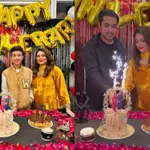 Iqrar Ul Hassan and Qurutulain get 18th anniversary party from Aroosa Khan