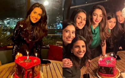 Ayeza Khan celebrate her lavish birthday party with Friends in London