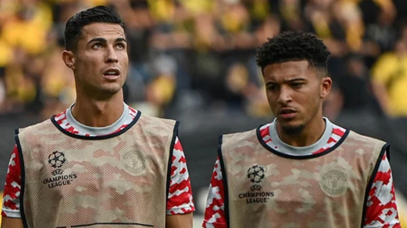 Jadon Sancho reveals what he learned from Cristiano Ronaldo at Manchester United
