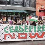 Gaza activists encourage voters to write 'Ceasefire' on US primary ballots