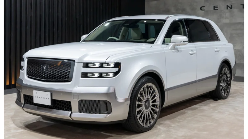 Presenting the Ultra-Luxury Toyota Century SUV Convertible
