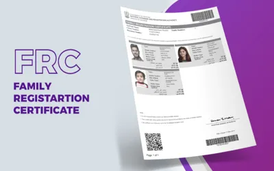 Nadra Family Registration Certificate (FRC) Fee Update - Jan 2024