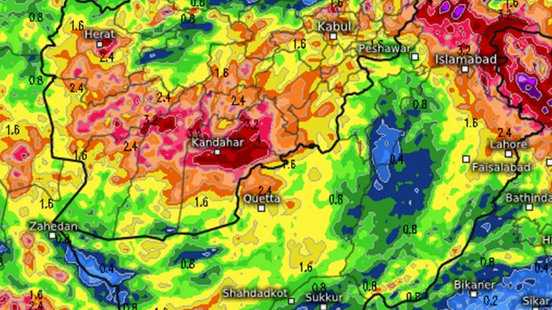 Strong Rain System Enters Pakistan - More Rain, Snowfall Predicted