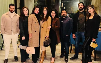 Wahaj Ali and Maya Ali's spotted together a dinner party