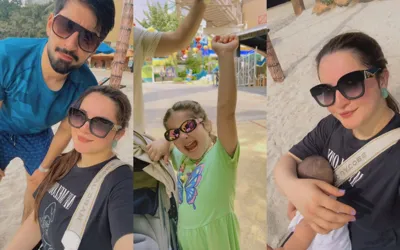 Aiman Khan shares captivating moments from family vacations