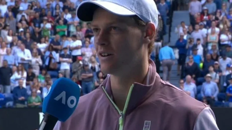 "I’m really happy I can play Sunday my first final": Sinner on defeating Djokovic in Aussi Open semifinal