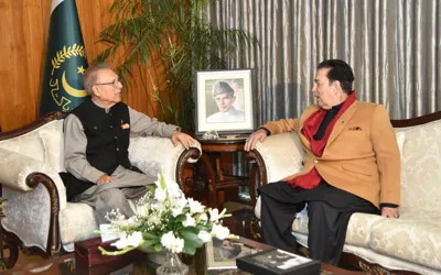 GB Governor calls on President Alvi