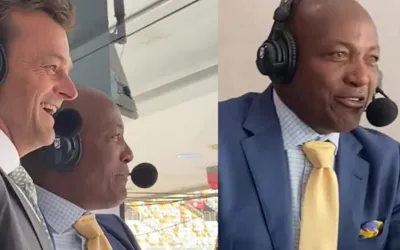 WATCH: Emotional Brian Lara hugs Adam Gilchrist after Windies thrash Aussies