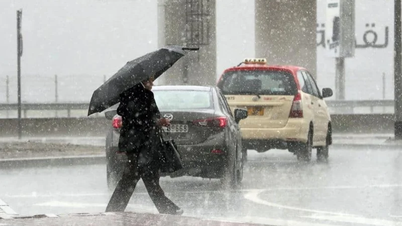 UAE gears Up for 5°C temperature drop, as heavy winter rain started