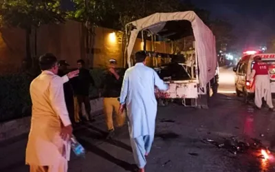 Quetta Blast: five injured at PPP election office