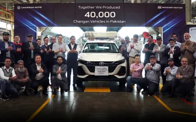 Master Changan hits 40,000 production mark