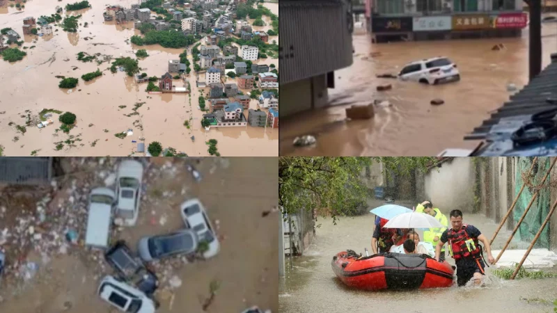 Typhoon Saudel brings severe flooding to southern China