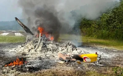 Flying doctor service helicopter crashes in Malaysia 