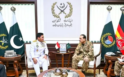 CDF Asim Munir, Indonesian Navy chief discuss defence cooperation