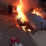 News helicopter covering Los Angeles bus accident crashes, killing 3