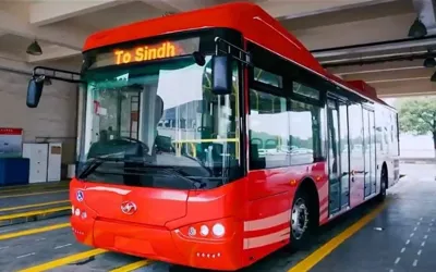 New peoples bus service route launched in Sindh