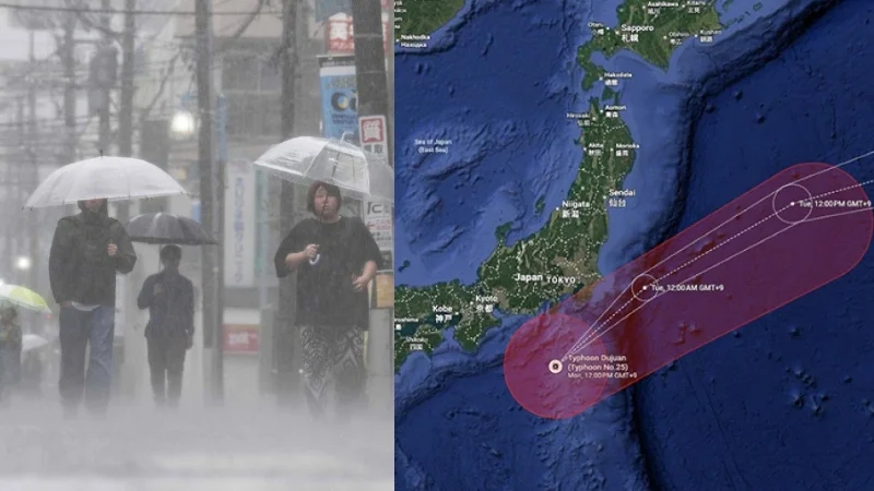 Typhoon Dujuan nears Tokyo, disrupts flights and events
