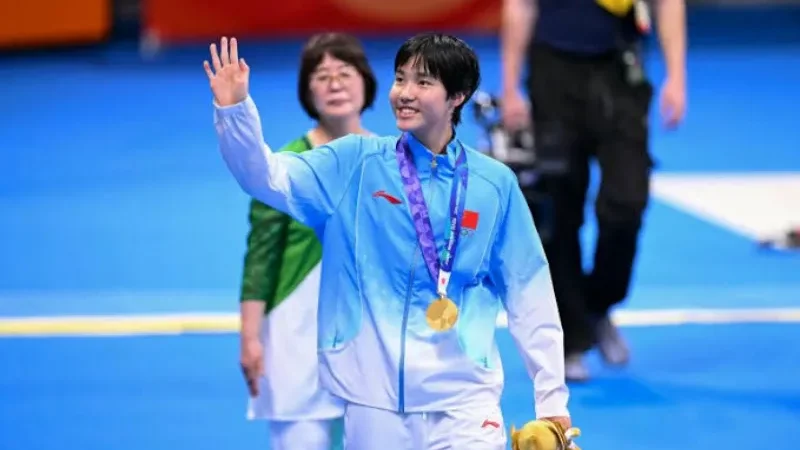 13-year-old Chinese swimmer Yu Zidi sets Asian Games record - asian games, swimmer Yu Zidi, Zhang Yufei