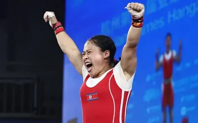 North Korea weightlifter sets three world records for Asian Games gold