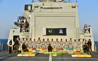 Pakistan Navy seizes 2,800kg of drugs in Arabian Sea