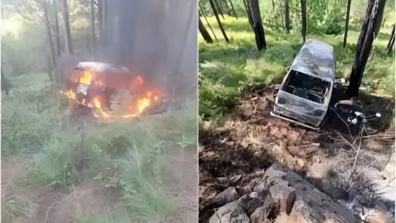 School van plunges into Murree ravine, catches fire, 11 injured