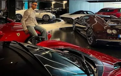 Inside Ronaldo’s $9 million Bugatti and luxury car collection