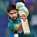 Babar Azam surrounded by fans after dismissal in Islamabad first-class match