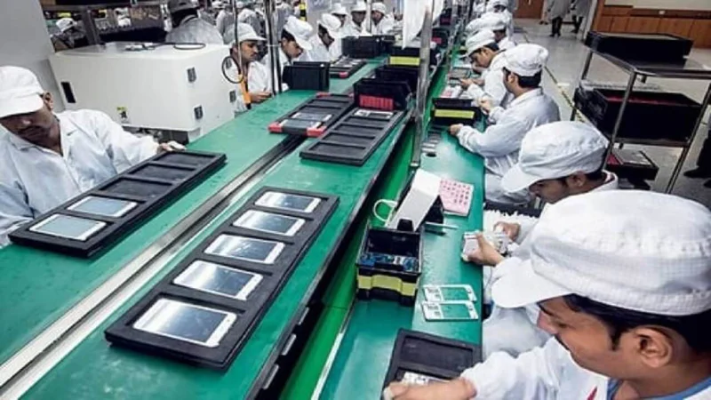 mobile phone assembling