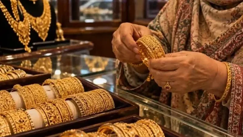 Gold prices fall in global and local markets - gold prices, Sarafa Markets, Silver prices