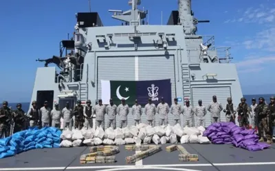 Pakistan Navy nets $96 million narcotics haul in the Arabian Sea